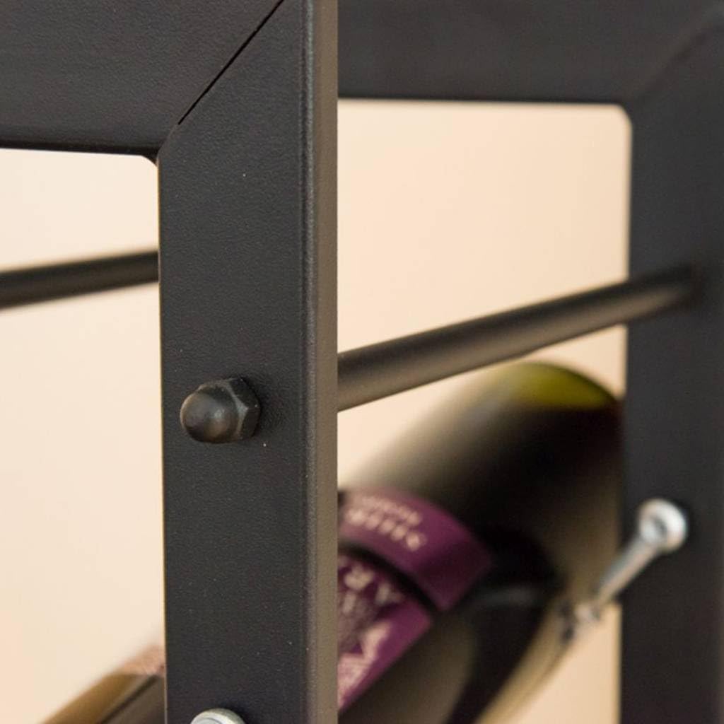 DanDiBo Designer Weinregal Pit 100 cm aus Metall Flaschenständer Flaschenhalter Bar