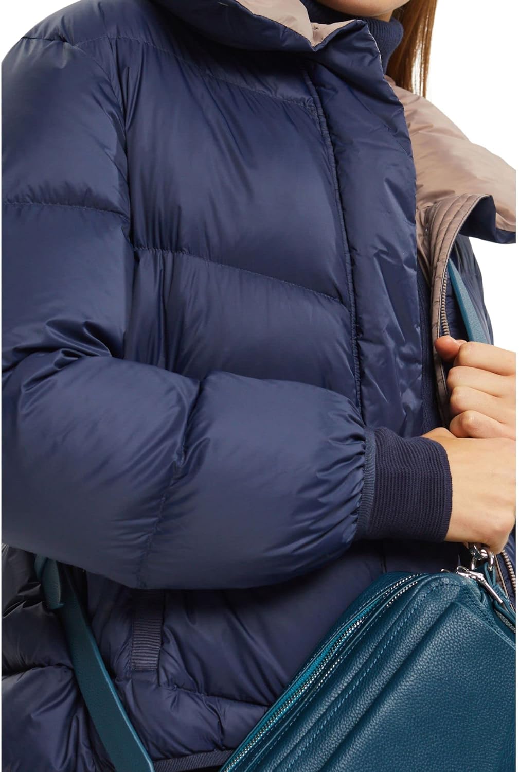 ESPRIT Damen 013ea1o302 Tasche 370/Teal Green, 370/Teal Green