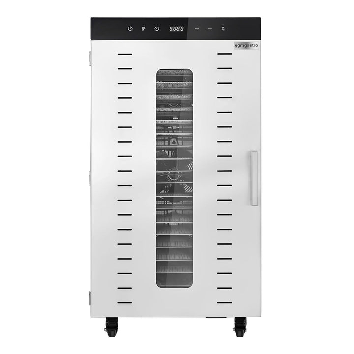 GGM Gastro Dörrgerät 20 Ablagen Edelstahl 2 kW | Ideal für den Dauereinsatz, digitale Präzisionssteu