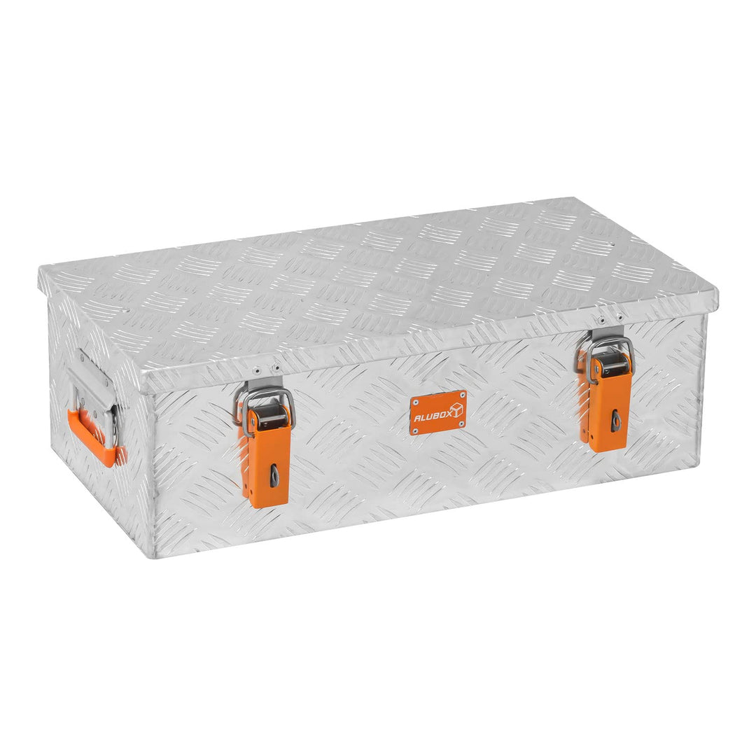alubox Werkzeugkiste Riffelblech ABX-RL36 Aluminium 1,5mm Werkzeugkiste leicht und robust 36 Liter 0