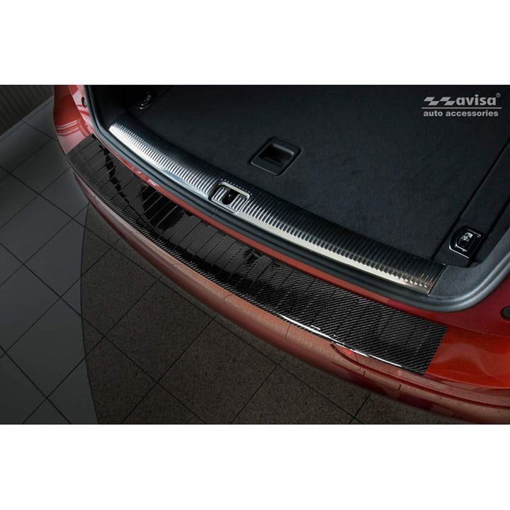 Avisa Echtes 3D Karbon Heckstossstangenschutz kompatibel mit Audi Q5 2008-2016