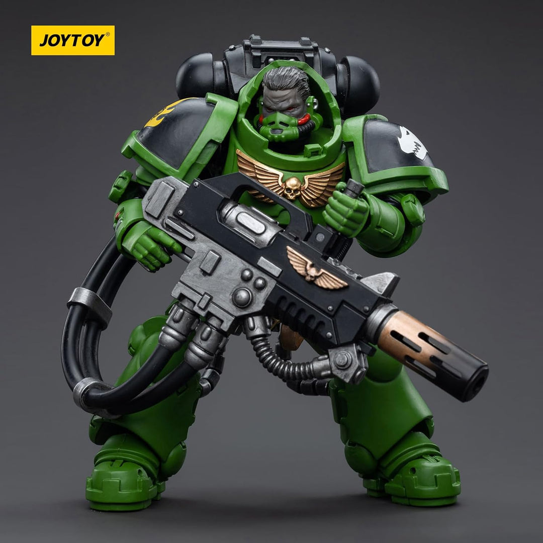 JOYTOY Warhammer 40K Salamanders Eradicators Brother T'Kren 1/18 Action Figur，Sammeln Und Zeigen Mod