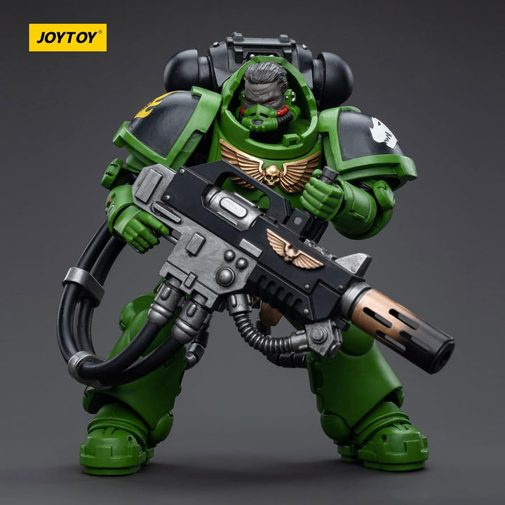 JOYTOY Warhammer 40K Salamanders Eradicators Brother T'Kren 1/18 Action Figur，Sammeln Und Zeigen Mod