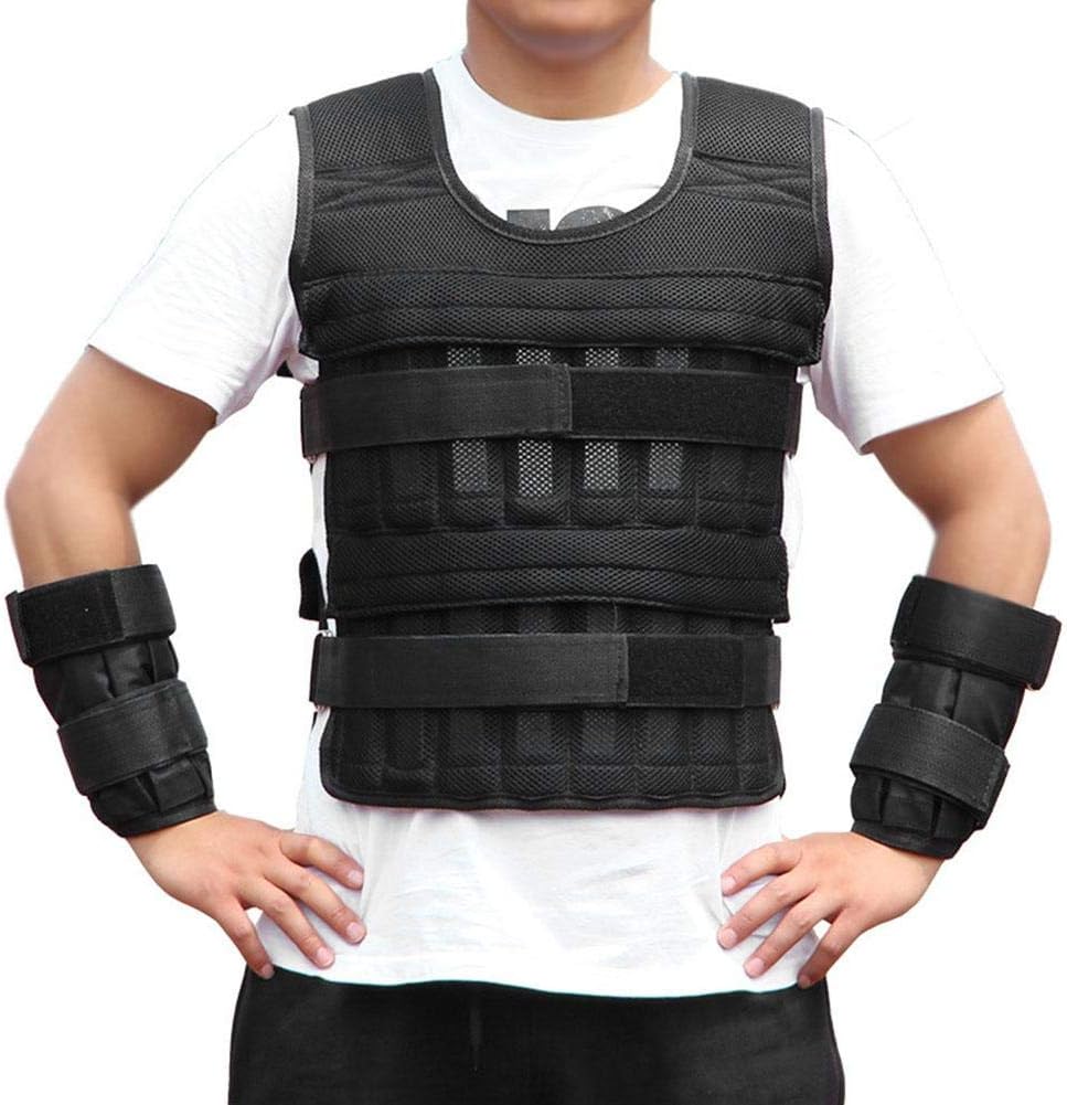 VGEBY Gewichtsweste, 15KG Krafttraining Weight Vest Trainingsweste Training Fitness Sport Jacke Jack