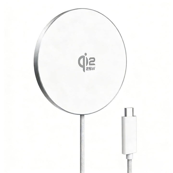 GEEKERA 25W magnetisches Schnellladegerät: Ultradünnes Flaches Wireless Charger für Apple MagSafe iP