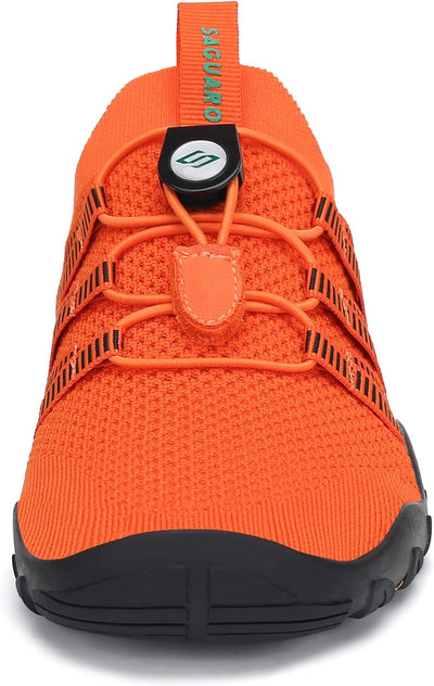 SAGUARO Herren Badeschuhe Damen rutschfeste Sohle Schnell Trocknend Schwimmschuhe 37 EU Dunkelorange