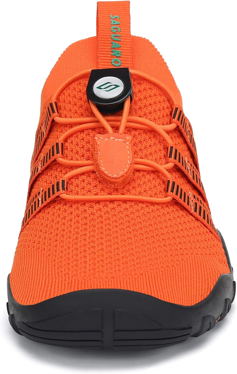 SAGUARO Herren Badeschuhe Damen rutschfeste Sohle Schnell Trocknend Schwimmschuhe 36 EU Dunkelorange