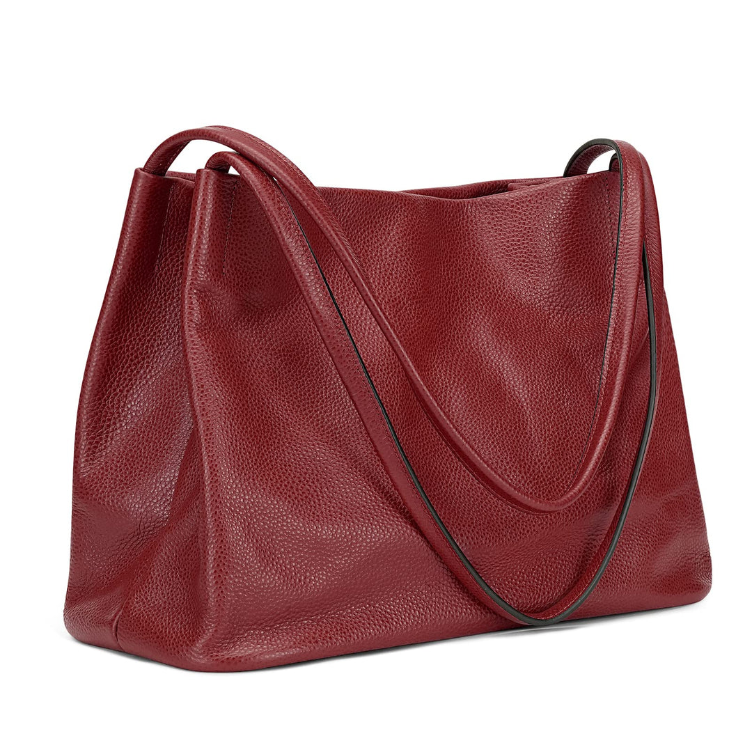Kattee Soft Damen Echtes Leder Totes Umhängetasche Geldbörsen und Handtaschen Umhängetasche mit Magn