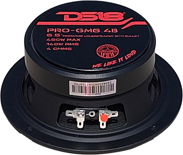 1 MIDRANGE kompatibel mit DS18 PRO-GM6.4B 16,5 cm 165 mm 6,5" Durchmesser 140 watt rms und 480 watt