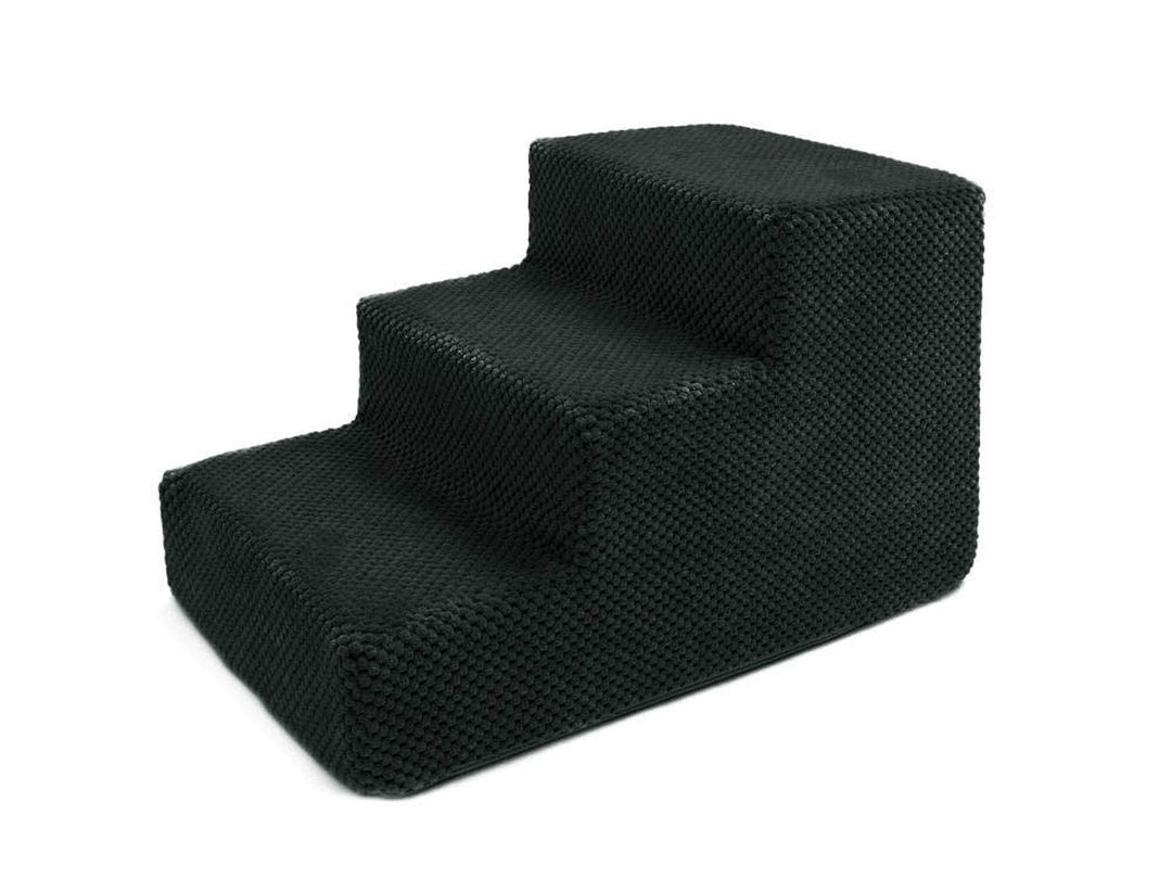 Hundetreppe 30 cm hoch | Katzentreppe Haustiertreppe | 3 Stufen | Hunde Katzen Haustier | für Bett u