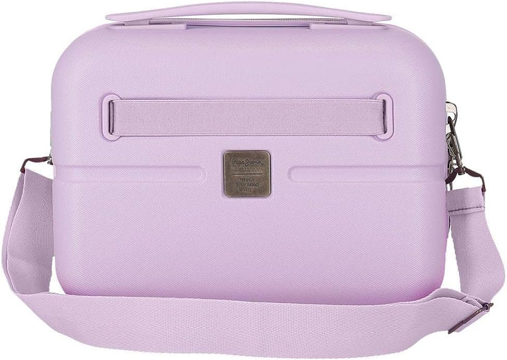 Pepe Jeans Accent ABS-Toilettenbeutel, Neceser Adaptable Con Bandolera Lila, Lila