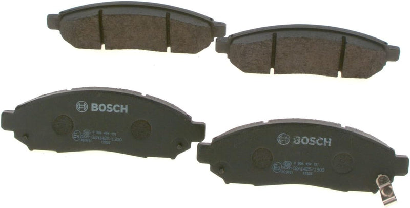 Bosch BP1062 Bremsbeläge - Vorderachse - ECE-R90 Zertifizierung - vier Bremsbeläge pro Set