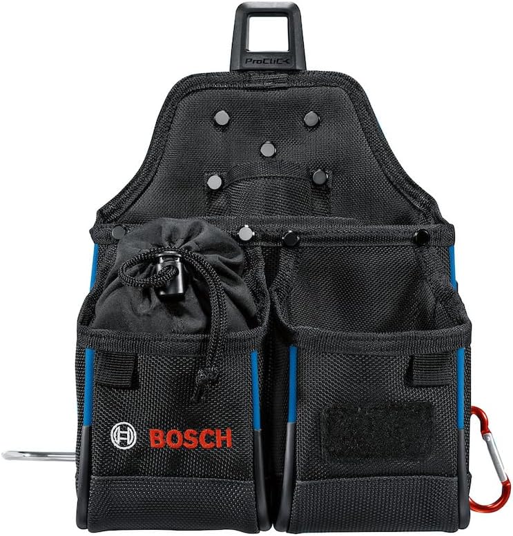 Bosch Professional ProClick Werkzeuggürtel-Set mit 1x Gürtel 108 (Grösse L/XL), 1x Tasche GWT 4, 1x