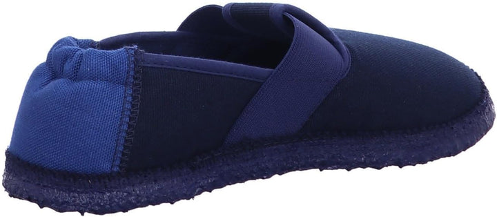 Nanga Unisex Kinder Klette Hausschuhe 25 EU Blau, 25 EU Blau