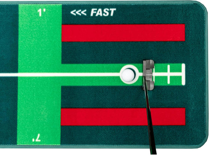 LONGRIDGE 4-Gang-Golf-Putting-Matte, Grün