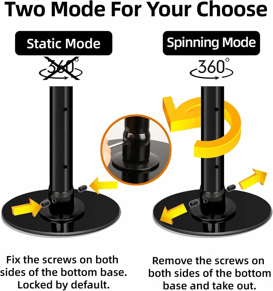 PRIOR FITNESS Perforierte Stange, Durchmesser 45 mm, Länge verstellbar, professionelles Stangen-Set,