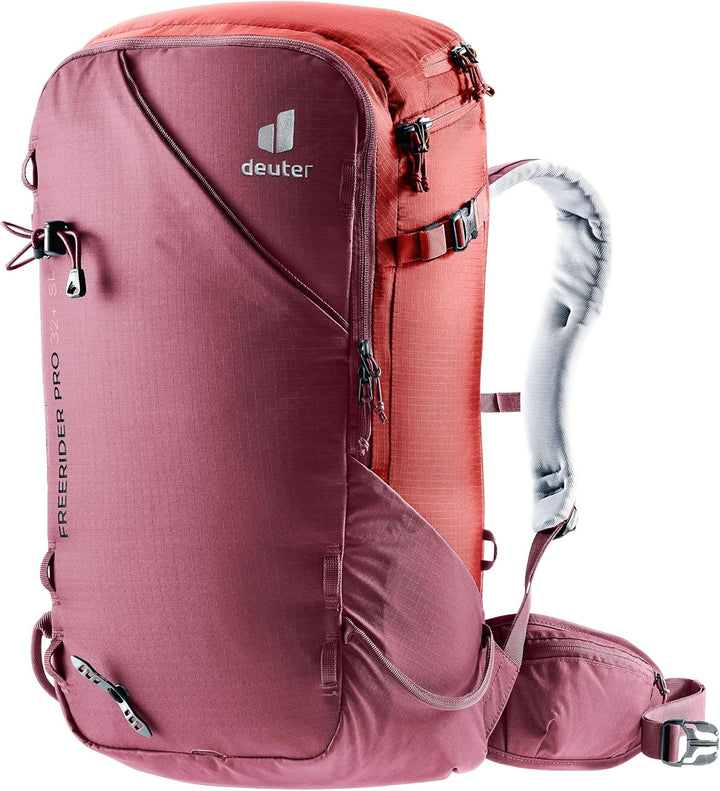 deuter Damen Freerider Pro 32+ Sl Skitouren Rucksack (1er Pack) 32+ L Maron-currant, 32+ L Maron-cur
