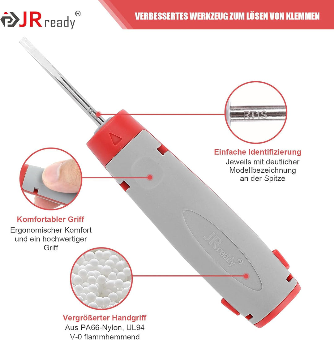 JRready JRconDRK-RT1S Entriegelungswerkzeug Neues Upgrade Auspinwerkzeug Mit Schutzhülle Für Deutsch