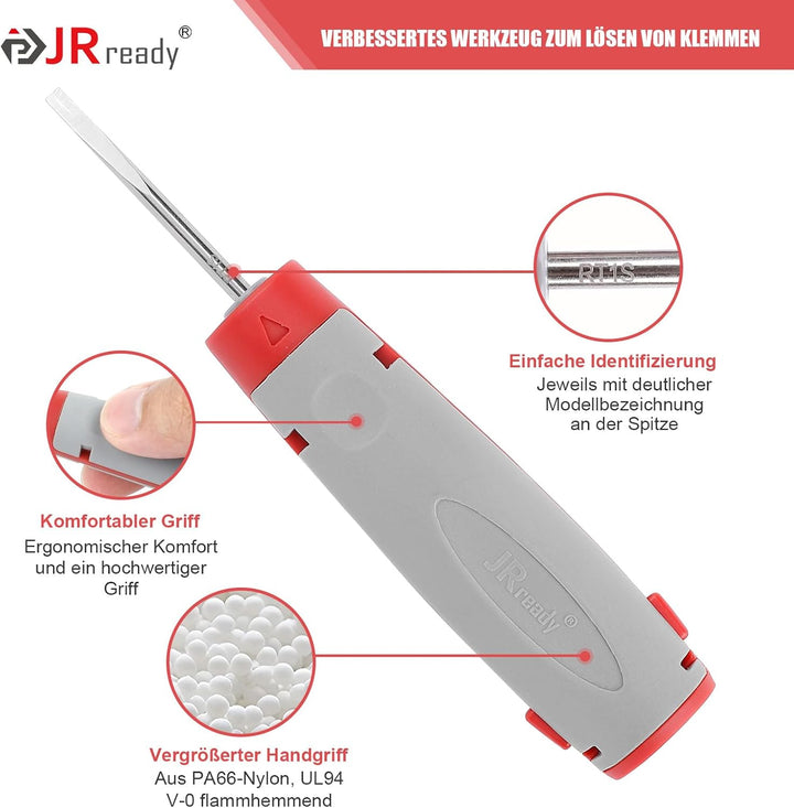 JRready JRconDRK-RT1S Entriegelungswerkzeug Neues Upgrade Auspinwerkzeug Mit Schutzhülle Für Deutsch