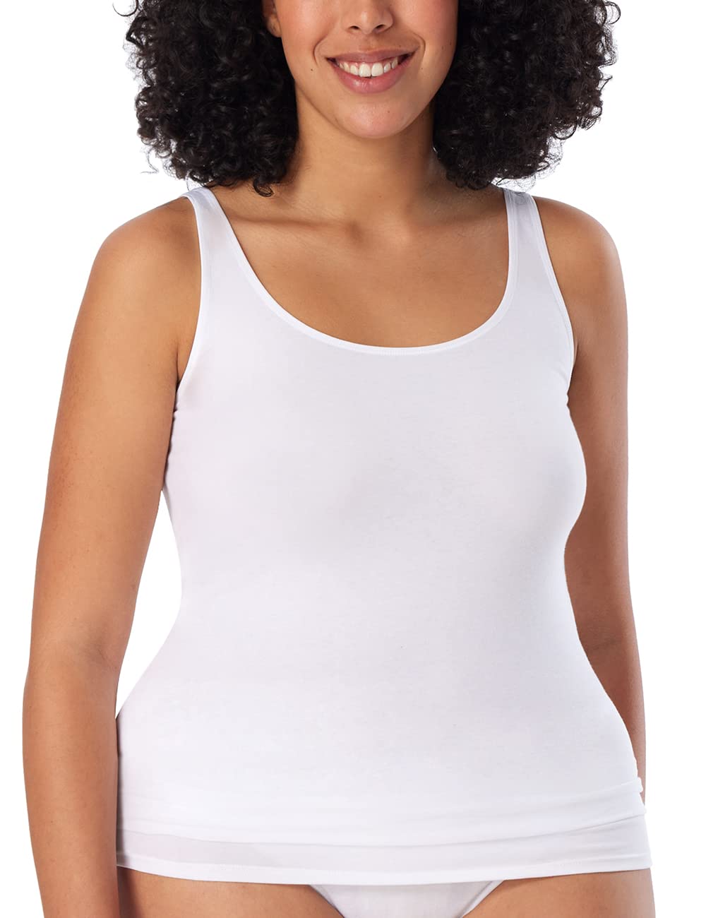 Schiesser Damen Unterwäsche (2er Pack) 48 Weiss_174389, 48 Weiss_174389