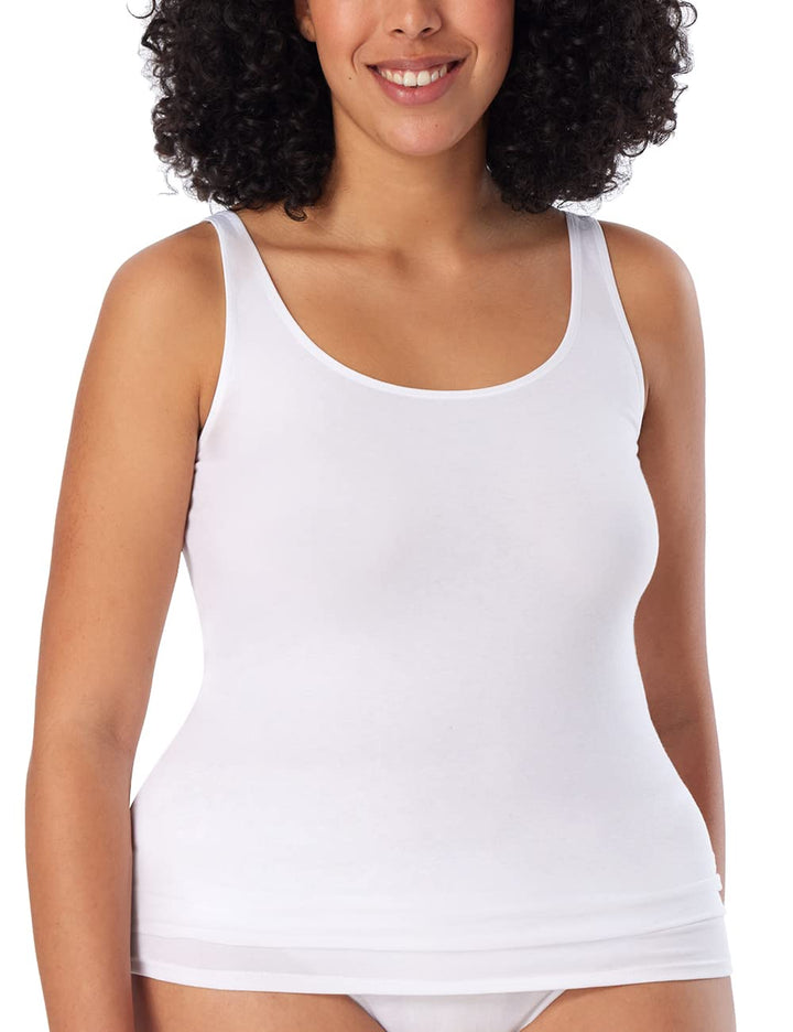 Schiesser Damen Unterwäsche (2er Pack) 48 Weiss_174389, 48 Weiss_174389