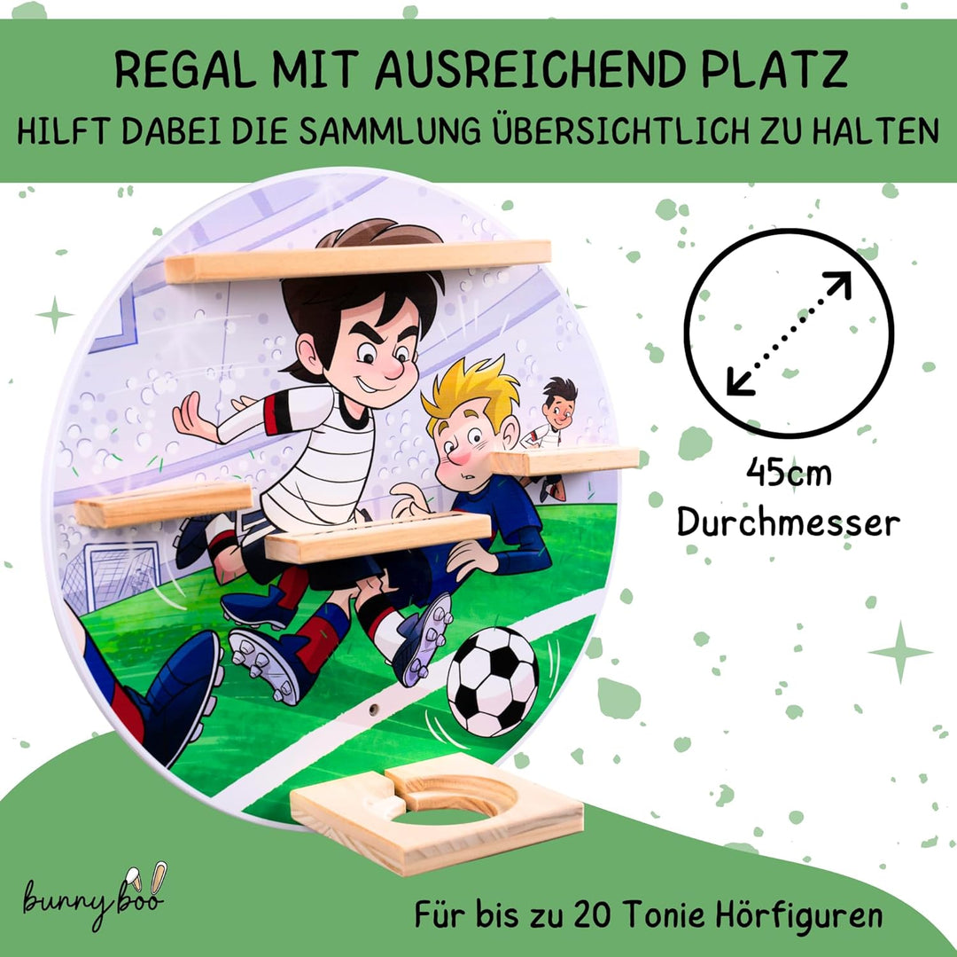bunnyboo Toniebox Regal - Regal für Toniebox und Figuren - ausreichend Platz für bis zu 20 Tonie Fig
