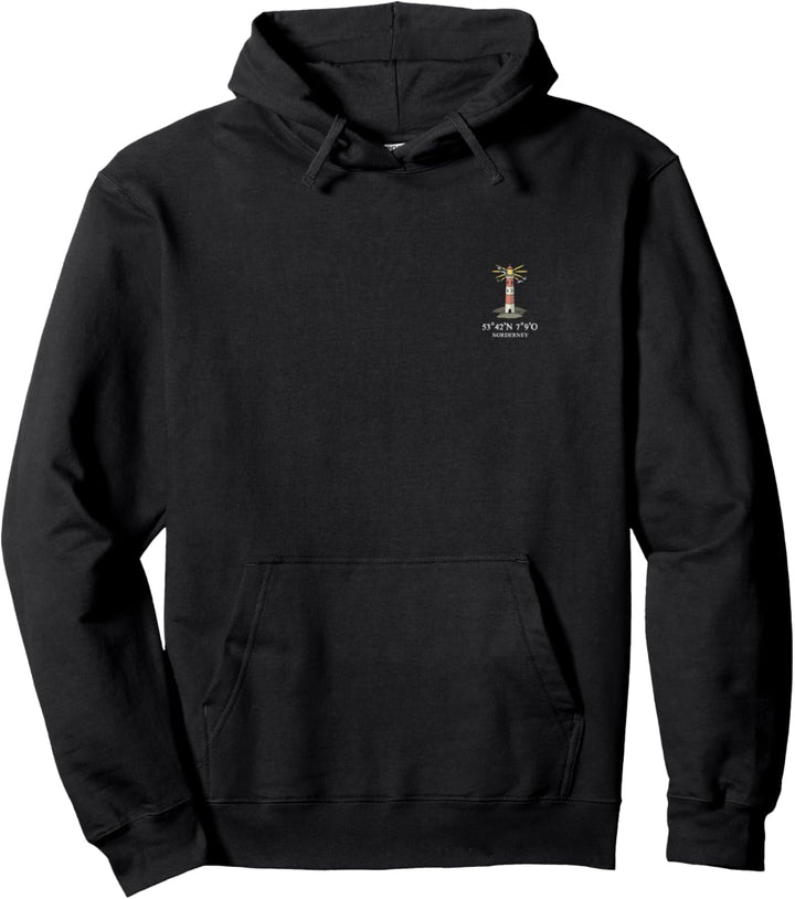 Norderney Koordinaten Leuchtturm Urlaub Design, Norderney Pullover Hoodie