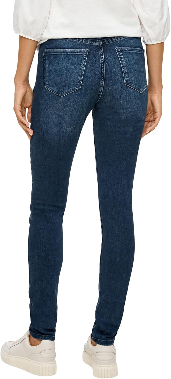 s.Oliver Damen Jeans Hose, Izabell Skinny Leg 32W / 30L Blau, 32W / 30L Blau