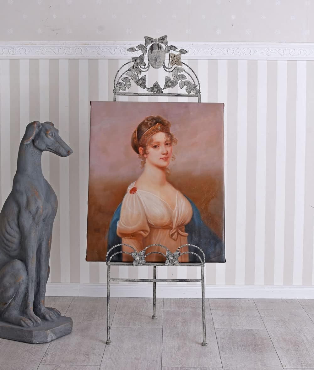 Staffelei VILLA MONET Antik Eisen Display Standstaffelei 116cm Metall Shabby Chic Vintage Deko für H