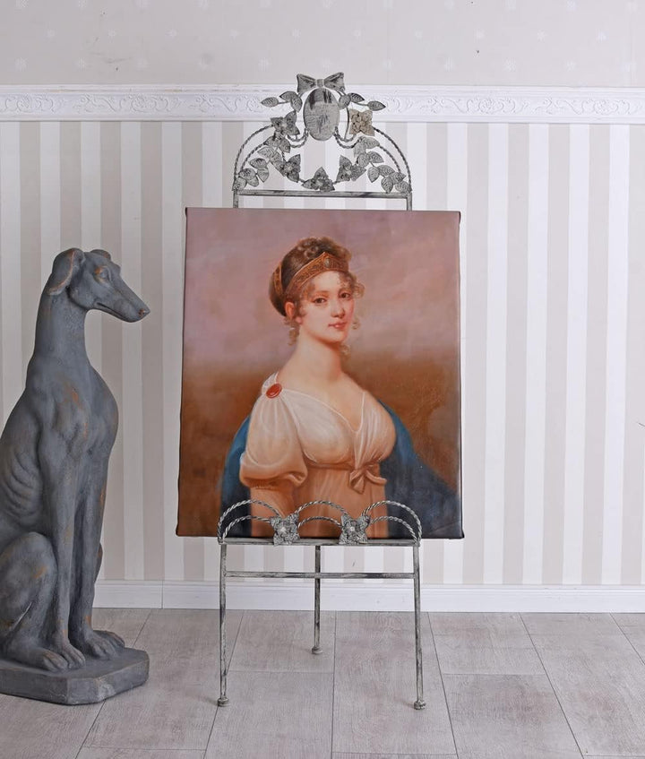 Staffelei VILLA MONET Antik Eisen Display Standstaffelei 116cm Metall Shabby Chic Vintage Deko für H