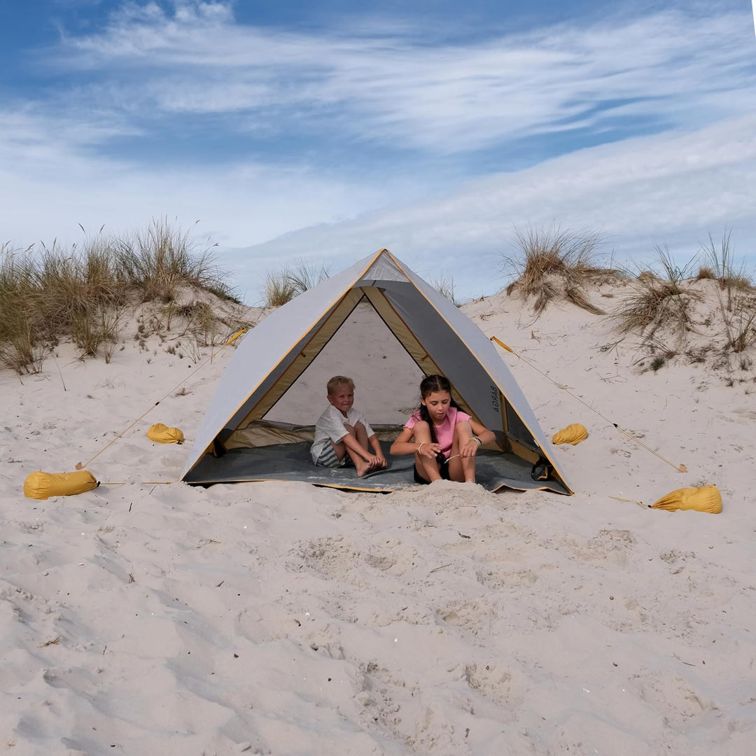 BARGA | Quick-Set-Up Strandmuschel | Instant-Frame Konstruktion