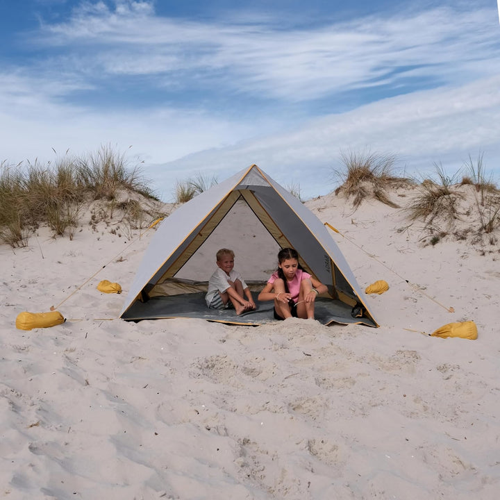 BARGA | Quick-Set-Up Strandmuschel | Instant-Frame Konstruktion