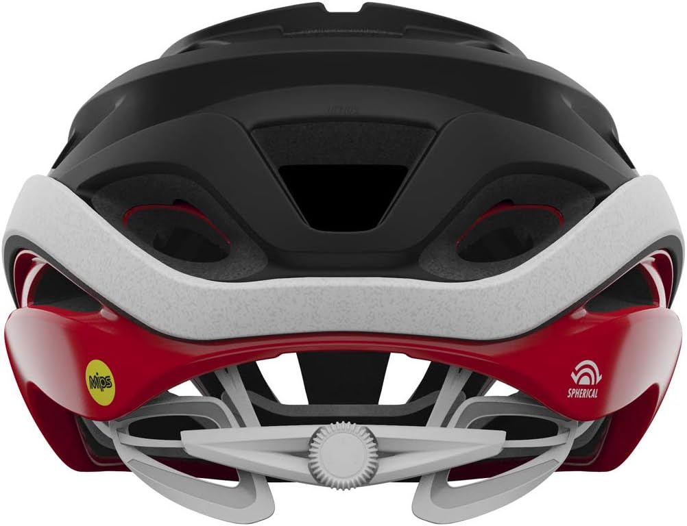 Giro Helios Spherical MIPS Rennrad Fahrrad Helm schwarz/rot 2024, L