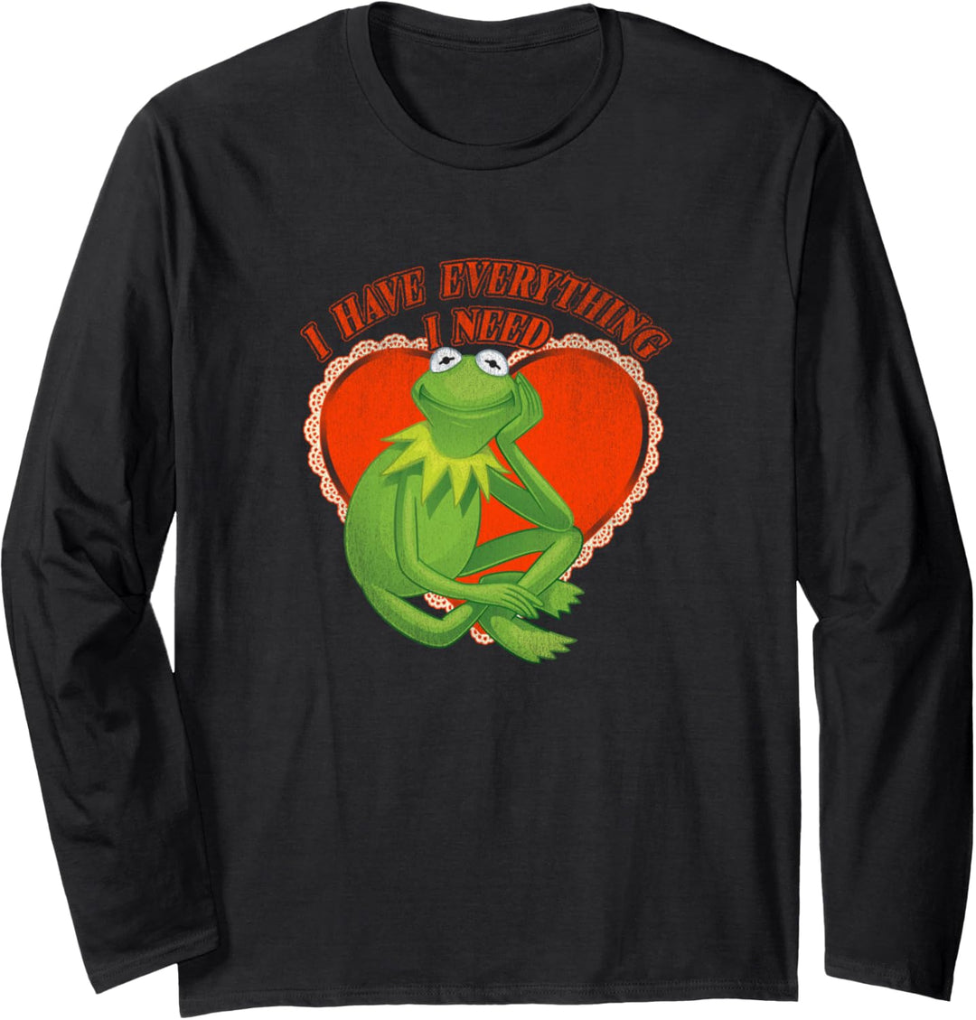 Disney The Muppets Valentinstag Kermit I Have Everything Langarmshirt