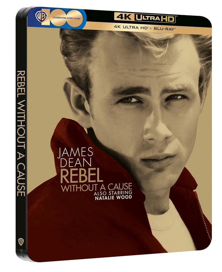 Rebel Without A Cause Steelbook [4K Ultra HD] [1955] [Blu-ray] [2023] [Region Free], 4K