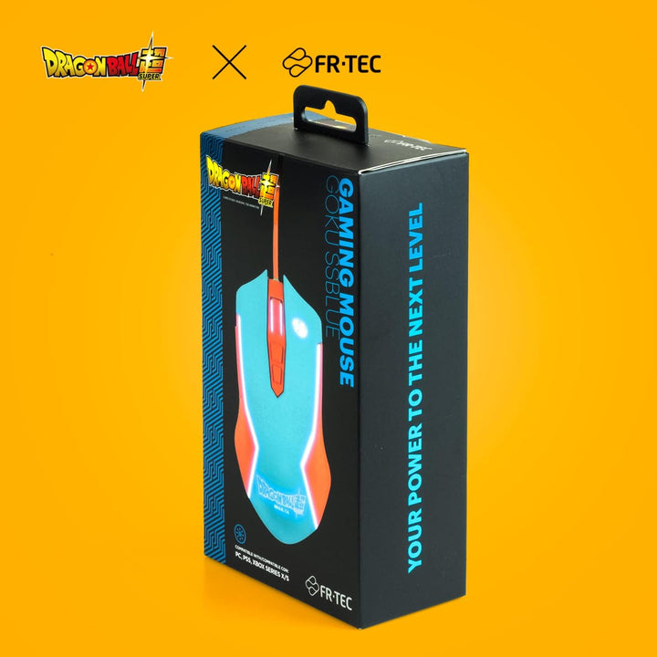 FRTEC – Dragon Ball Super Goku Gaming-Maus mit LED-Beleuchtung, bis zu 8.000 DPI