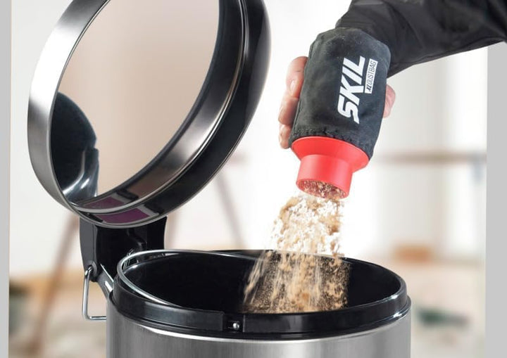 Skil 7422 AA Exzenterschleifer mit 300 Watt und 3 Schleifblätter (mit Gasgebschalter, ergonomische e
