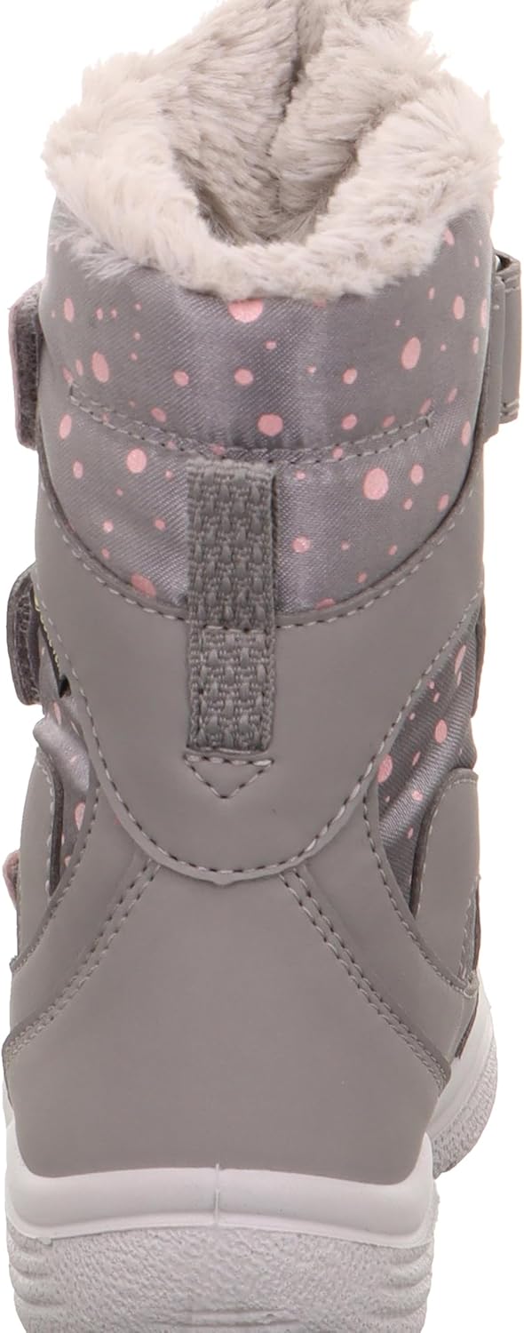 Superfit Mädchen Crystal Schneestiefel 30 EU Schmal Hellgrau Rosa 2500, 30 EU Schmal Hellgrau Rosa 2