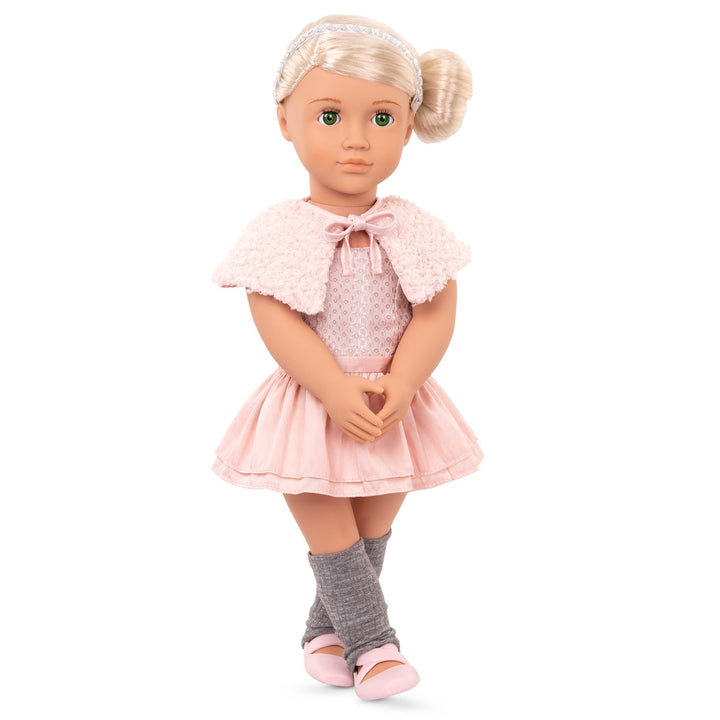 Our Generation BD31106 Doll w/Ballet Dress & Capelet, Alexa