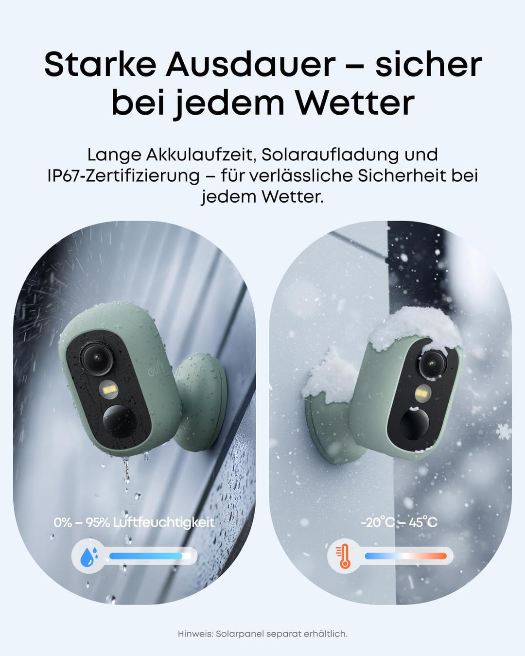 eufy eufyCam C35, Kabellose Überwachungskamera Aussen & Innen, Magnetische Halterung, Farbnachtsicht