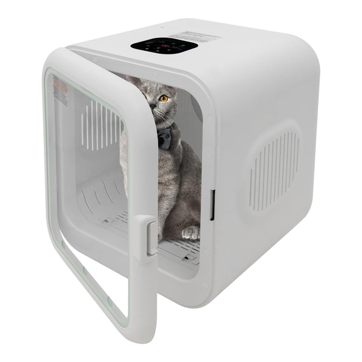 Haustiertrockner Haustier Trockner für Katzen und Hunde Trocknungsmaschine 800W einstellbare Tempera