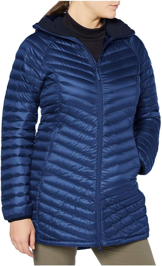 Jack Wolfskin Damen Atmosphere Coat W Winddichter Daunenmantel XS Dark Indigo, XS Dark Indigo