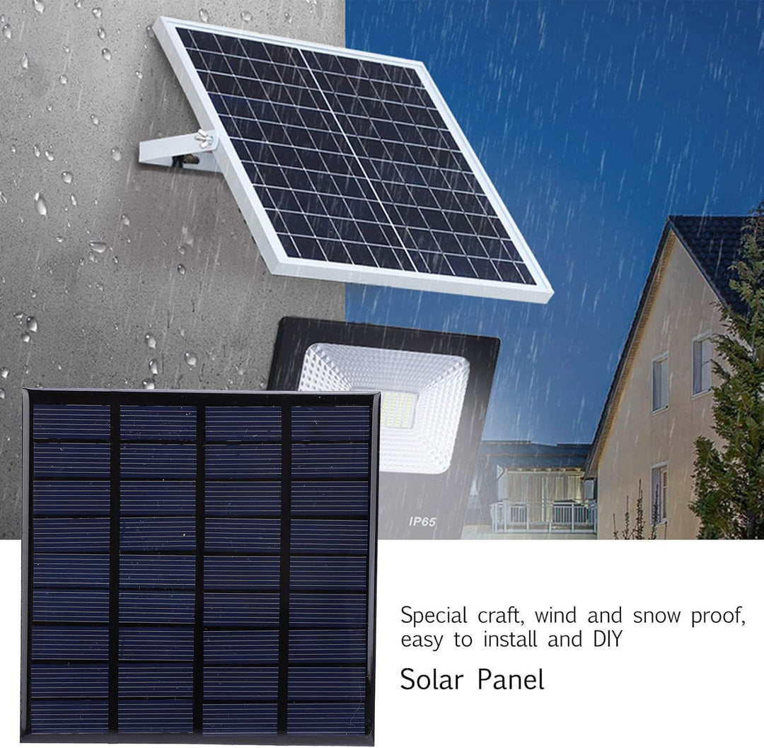 Walfront 2Pcs DC 9V 2W Mini Solarpanel, Solarpanels Batteriespielzeug Lademodul mit 100 cm Kabel, So
