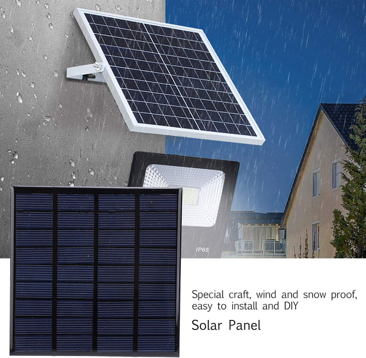 Walfront 2Pcs DC 9V 2W Mini Solarpanel, Solarpanels Batteriespielzeug Lademodul mit 100 cm Kabel, So