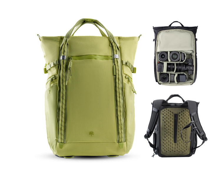 PGYTECH OneGo Roamer Kamerarucksack 18L, Wasserabweisender Casual Tote-Rucksack mit Zwei Tragearten,