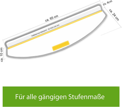Kettelservice-Metzker Stufenmatten Rambo New Halbrund SparSet Anthrazit 24 Stück 24 Stück Anthrazit,
