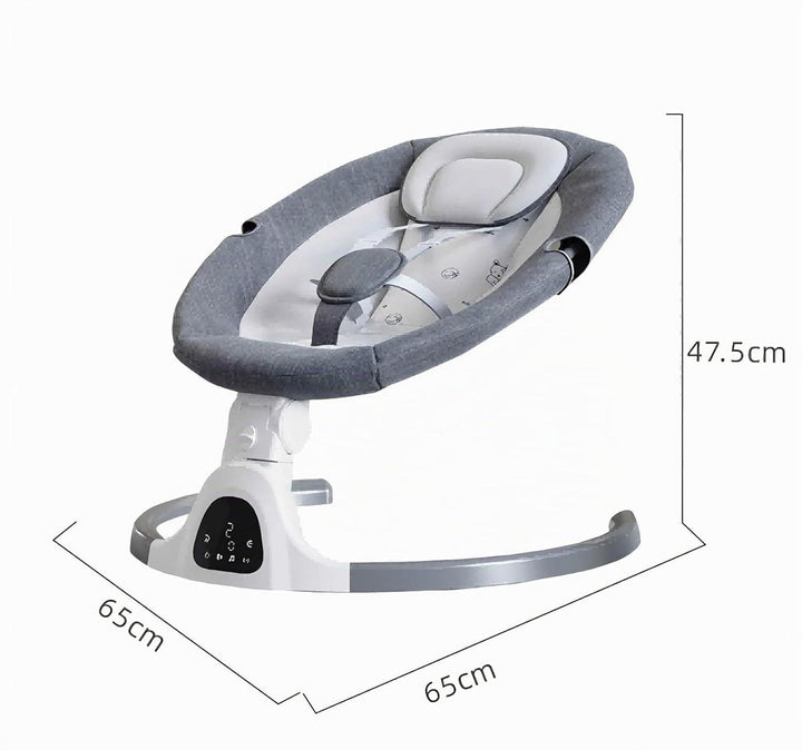 Adjustable Height Baby Swings Bluetooth, 5 Geschwindigkeit Musik-Lautsprecher mit 12 voreingestellte