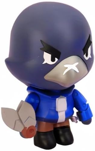 Bizak Brawl Stars Actionfigur, 2 in Box, Crow Leon, Multiplayer-Spiel Figuren, beweglich, 11 cm (641