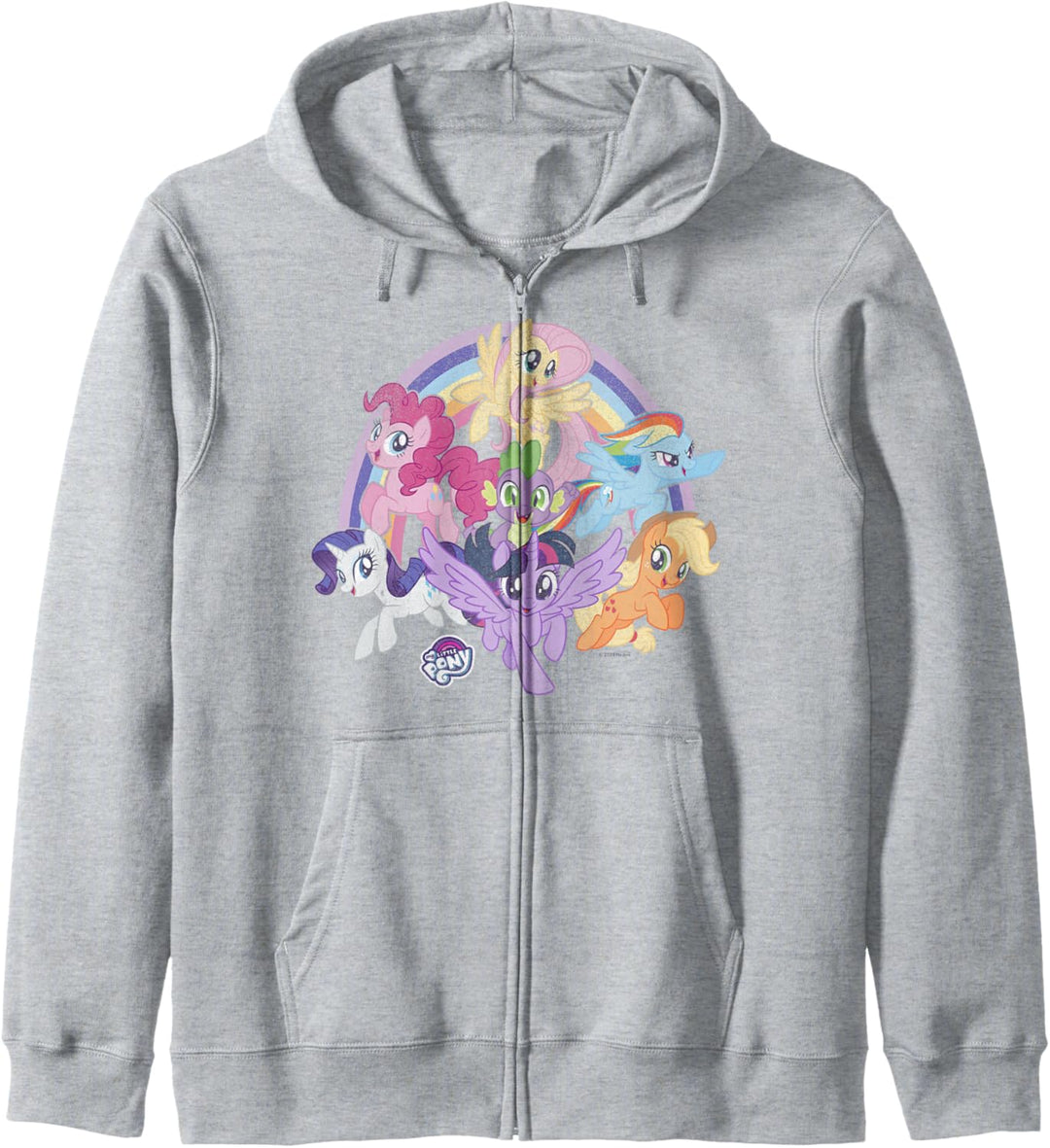 My Little Pony: Friendship Is Magic Rainbow Pony Group Shot Kapuzenjacke