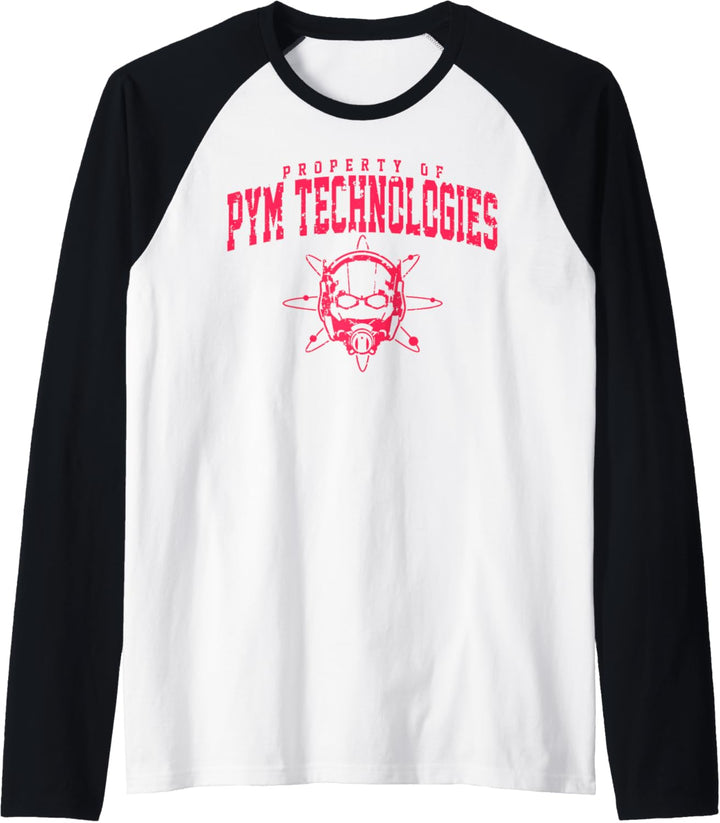 Marvel Ant-Man Property Of PYM Technologies Logo Raglan